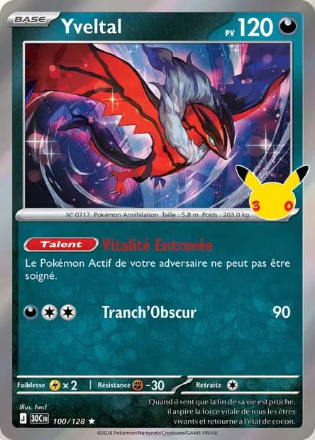 Yveltal — 30ᵉ Anniversaire