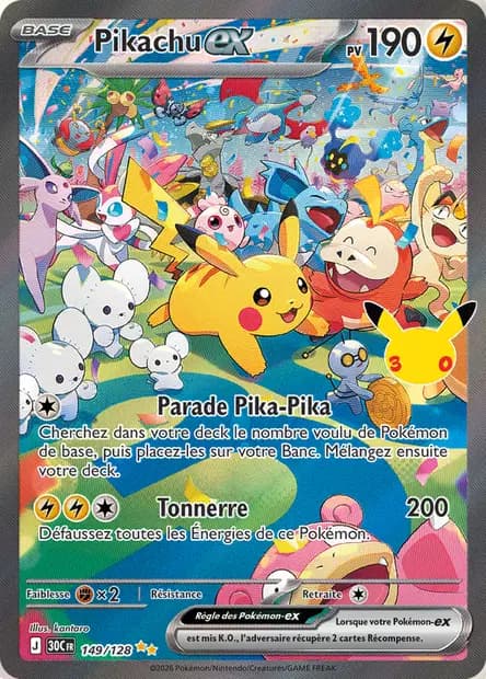 Pikachu — 30ᵉ Anniversaire