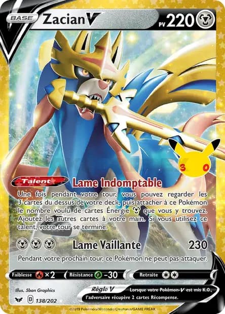 Zacian — 30ᵉ Anniversaire