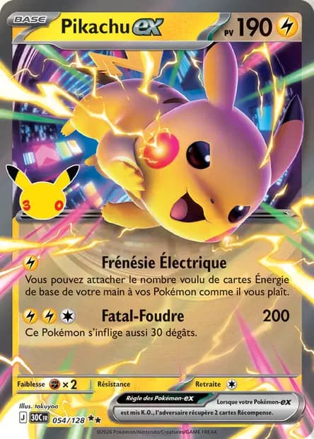 Pikachu — 30ᵉ Anniversaire