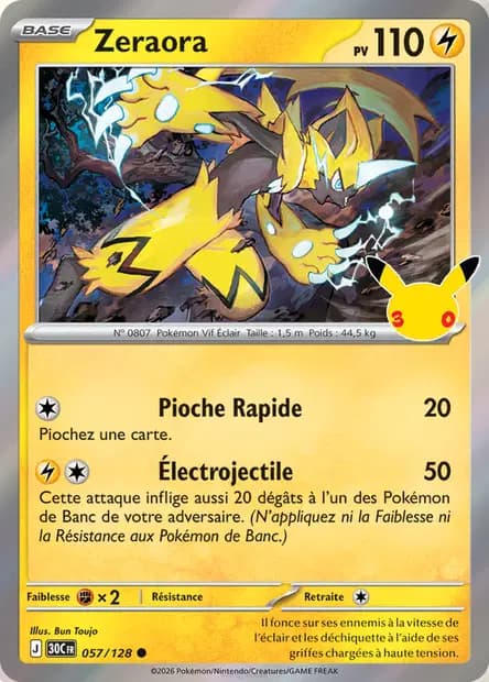 Zeraora — 30ᵉ Anniversaire