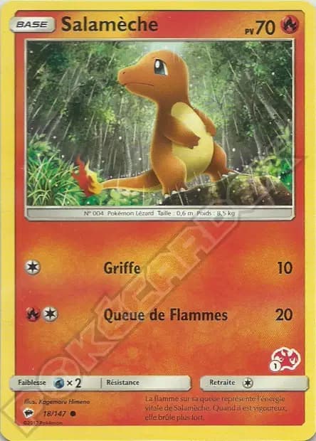 Salamèche — Académie de Combat (Deck Dracaufeu)