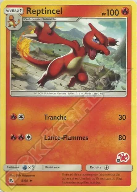 Reptincel — Académie de Combat (Deck Dracaufeu)