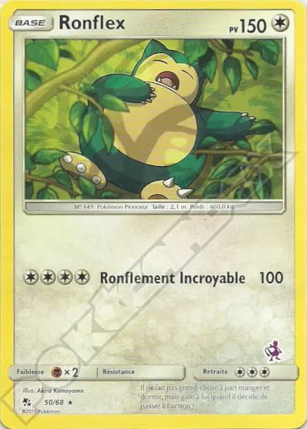 Ronflex — Académie de Combat (Deck Mewtwo)