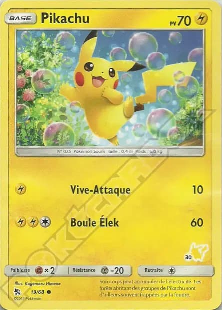 Pikachu — Académie de Combat (Deck Pikachu)