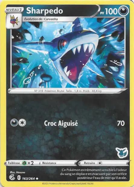 Sharpedo — Académie de Combat 2022 (Deck Évoli)
