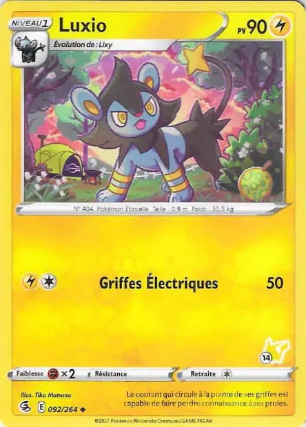 Luxio — Académie de Combat 2022 (Deck Pikachu)