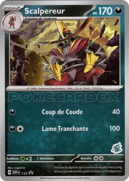 Scalpereur — Académie de Combat 2024 (Deck Darkrai)