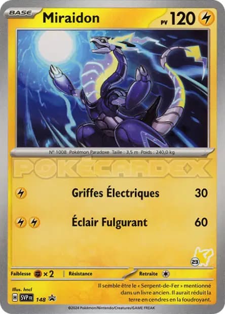 Miraidon — Académie de Combat 2024 (Deck Pikachu)