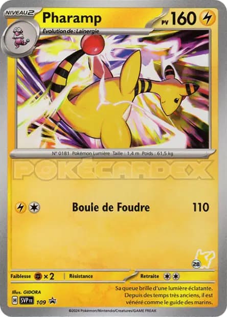 Pharamp — Académie de Combat 2024 (Deck Pikachu)