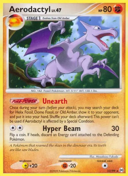 Ptéra — Platine : Arceus