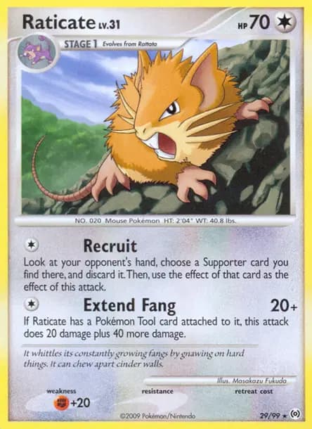 Rattatac — Platine : Arceus
