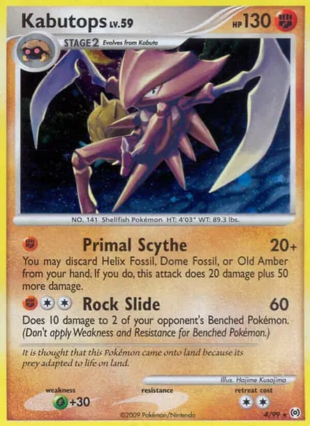 Kabutops — Platine : Arceus