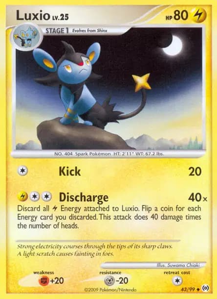 Luxio — Platine : Arceus