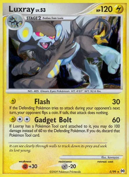 Luxray — Platine : Arceus