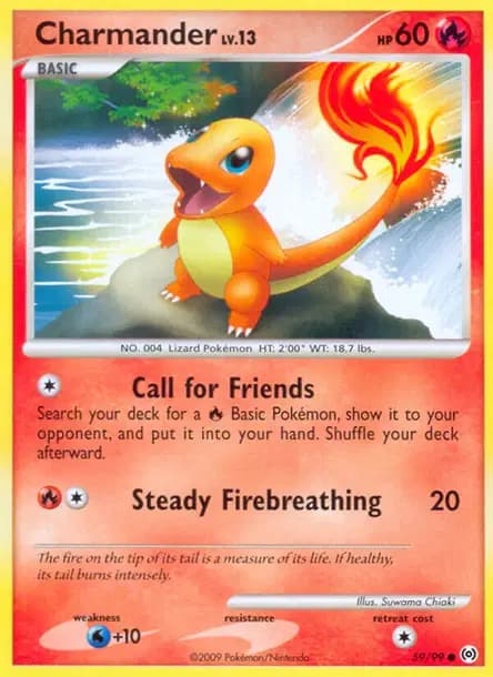 Salamèche — Platine : Arceus