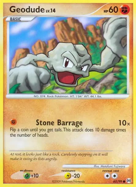 Racaillou — Platine : Arceus