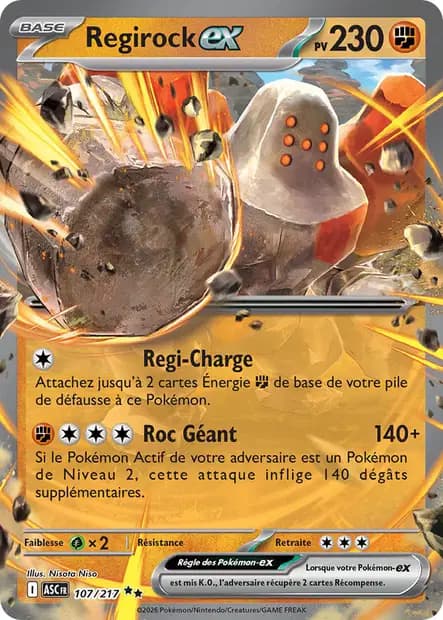 Regirock — Héros Transcendants