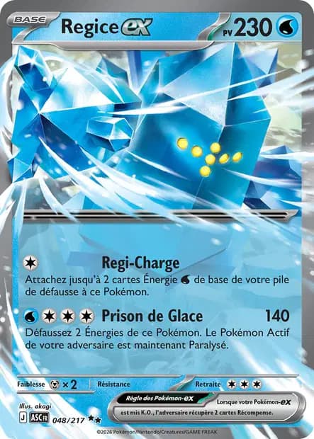 Regice — Héros Transcendants