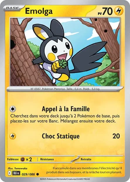 Emolga — Foudre Noire
