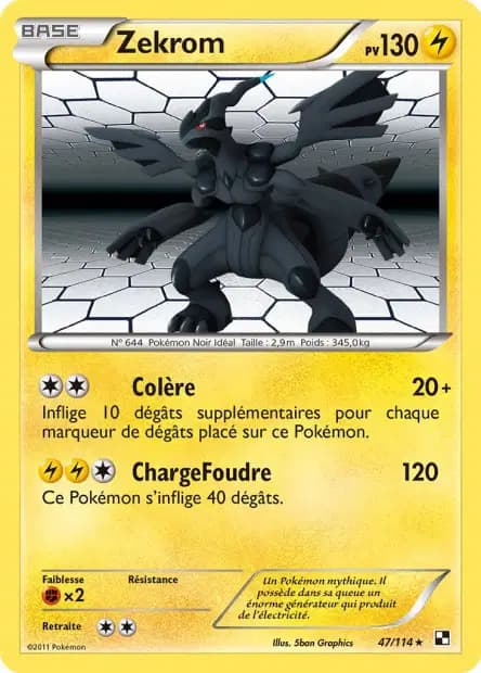 Zekrom — Noir et Blanc