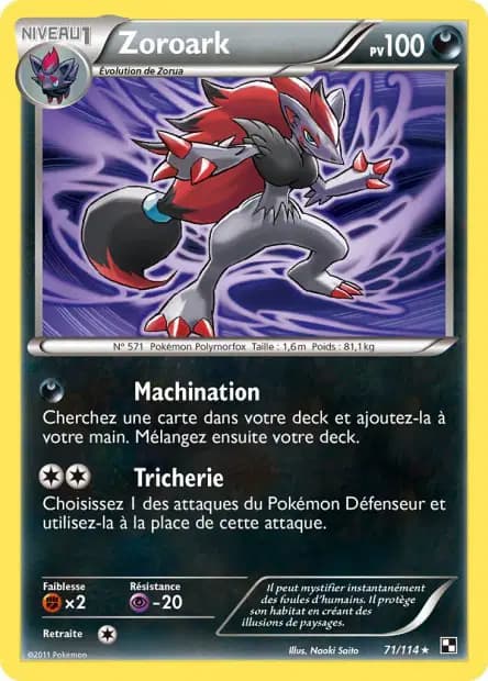 Zoroark — Noir et Blanc