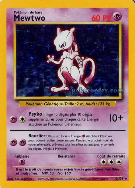 Mewtwo — Base Set