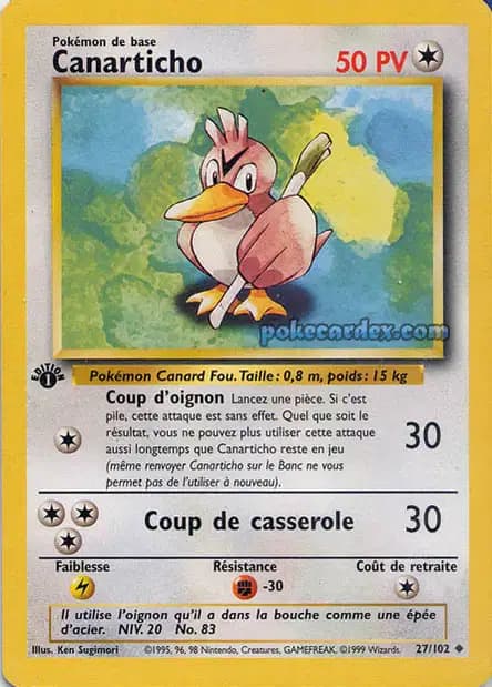 Canarticho — Base Set