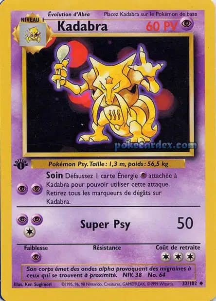 Kadabra — Base Set