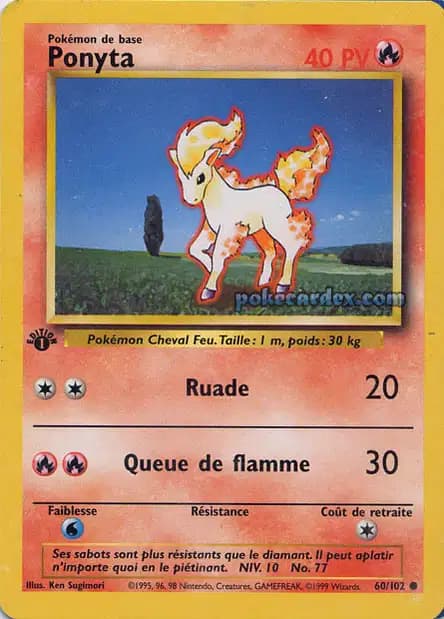 Ponyta — Base Set
