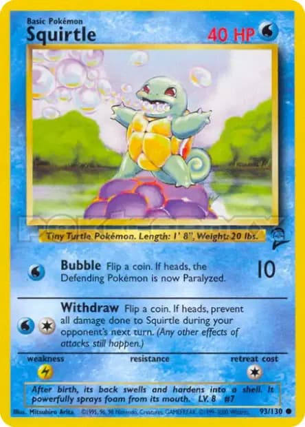 Carapuce — Base Set 2