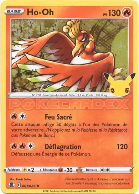 Ho-Oh — Célébrations