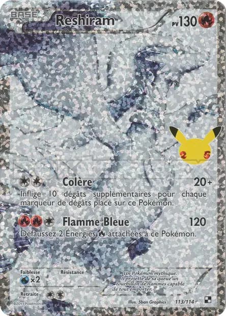 Reshiram — Célébrations