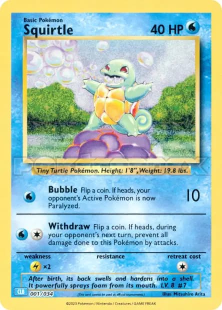 Carapuce — TCG Classic Blastoise & Suicune