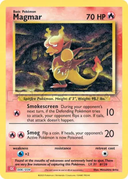 Magmar — TCG Classic Charizard & Ho-Oh