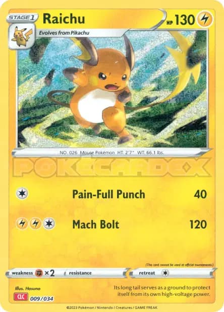 Raichu — TCG Classic Charizard & Ho-Oh