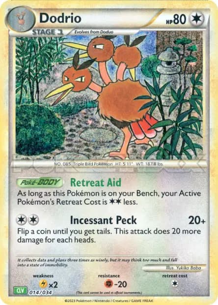 Dodrio — TCG Classic Venusaur & Lugia