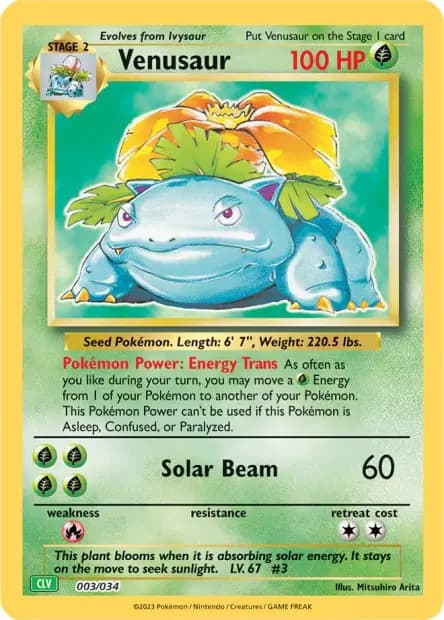 Florizarre — TCG Classic Venusaur & Lugia