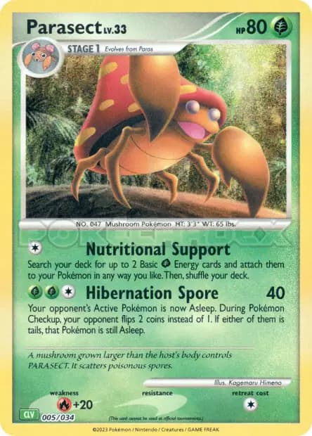 Parasect — TCG Classic Venusaur & Lugia