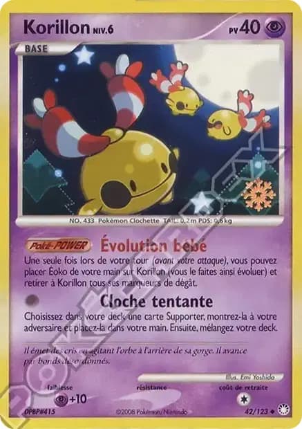 Korillon — Calendrier Pokémon 2009