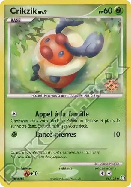 Crikzik — Calendrier Pokémon 2009