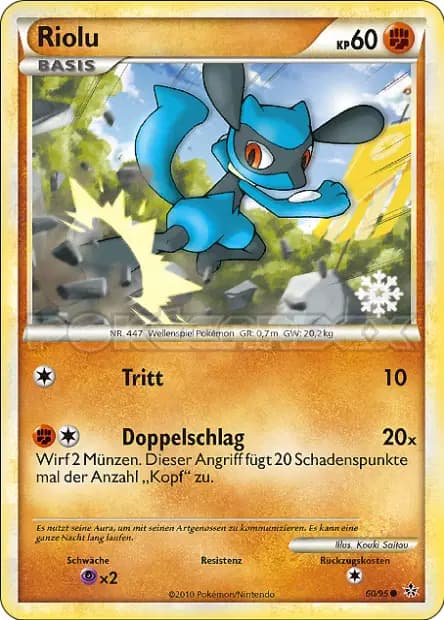 Riolu — Calendrier Pokémon 2010