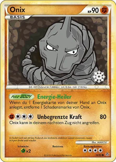 Onix — Calendrier Pokémon 2010