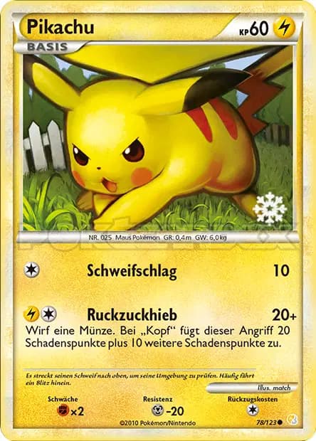 Pikachu — Calendrier Pokémon 2010