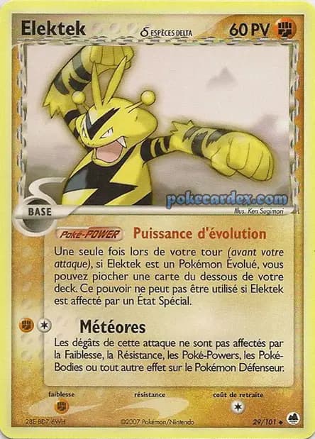 Élektek — EX : Île des Dragons