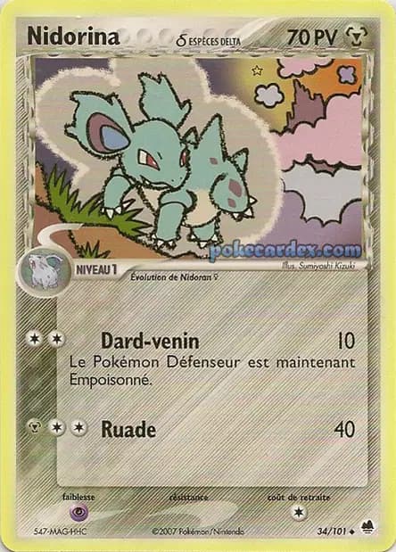 Nidorina — EX : Île des Dragons