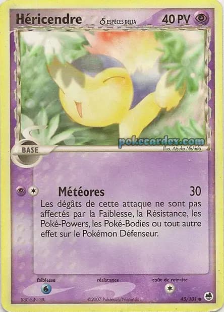 Héricendre — EX : Île des Dragons