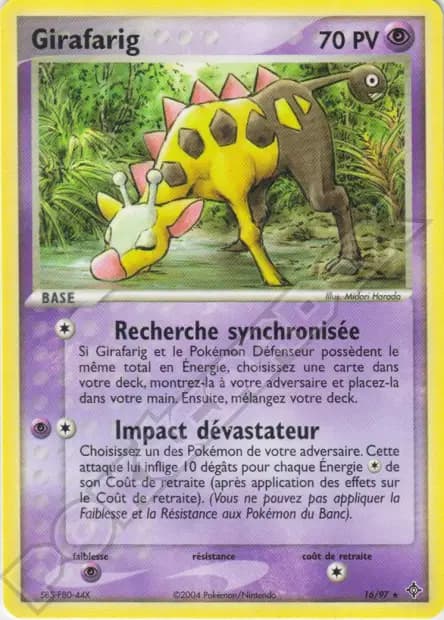 Girafarig — EX : Dragon