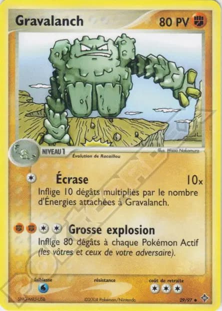 Gravalanch — EX : Dragon