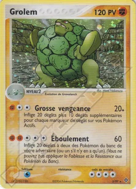 Grolem — EX : Dragon